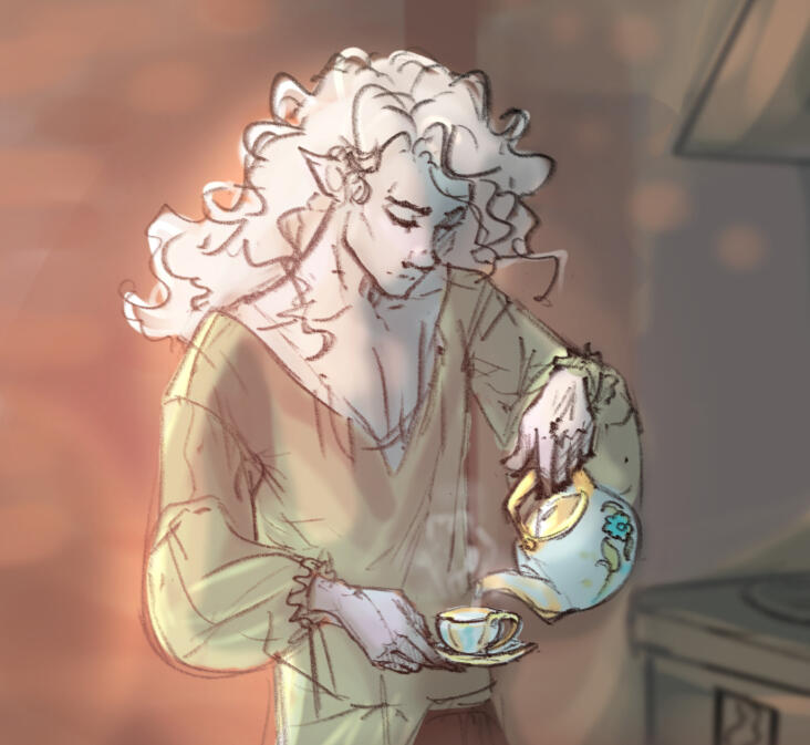 Shrieking Gun Cafe - futuristic-fantasy m/m serial